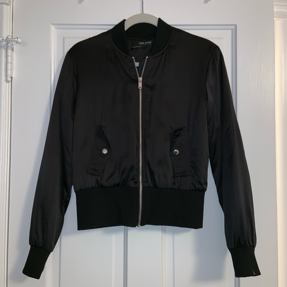 zara bomber jacket